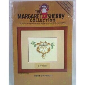 The Margaret Sherry Collection Cross Stitch Chart Purr-Dicament MSPD608 Cat New